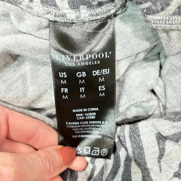 Liverpool Zebra Stripe Lounge Pants - Picture 3 of 5